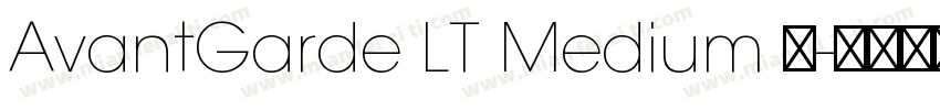 AvantGarde LT Medium 中字体转换
